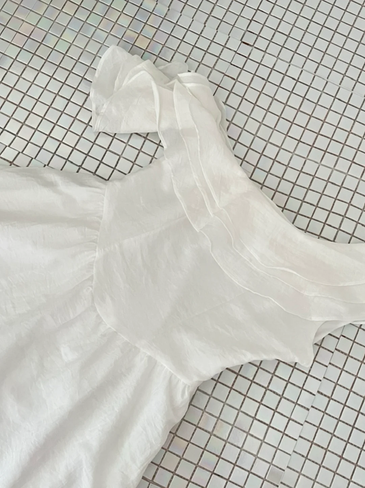 Simple A Line One Shoulder White Satin Short Homecoming Dress,Summer 17th Birthday Dress GG3861