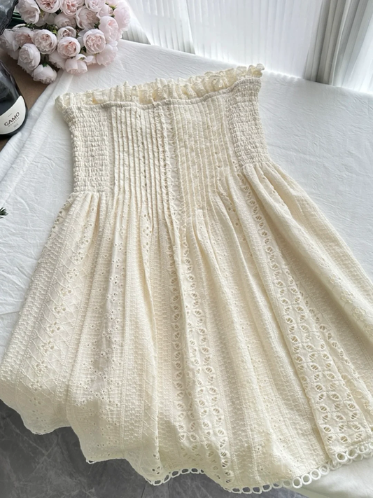 Chic A Line Strapless Satin Short Homecoming Dress,Summer 18th Birthday Dress GG3862