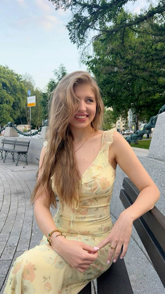 Pretty Mermaid Spaghetti Straps Satin Chiffon Printed Ruffles Long Prom Dress,Party Dress,Formal Evening Dress GG4088