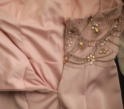 Gorgeous Mermaid Halter Satin Beads Without Sleeves Long Prom Dress,Evening Dress GG5638