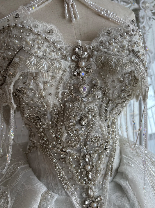 Exquisite Off-Shoulder Homecoming Dress White Beading A-Line Birthday Dress GG7456