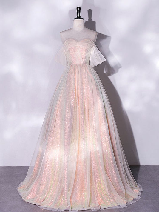 New Shiny  A Line Off The Shoulder Lace Long Prom Dresses ,Off The Shoulder Lace Long  Formal Evening Dresses GG083