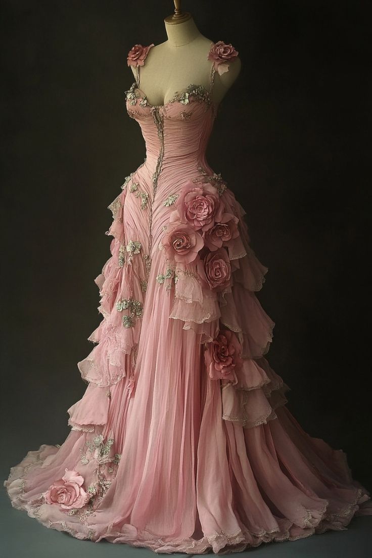 Blue A-Line Sweetheart  Floral Applique Long Prom Formal Dresses With Pocket,DP0234 main image 1