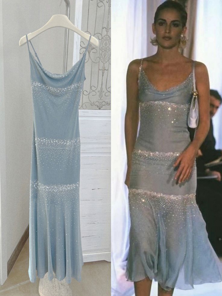 Starry Mermaid Spaghetti Straps Chiffon Beaded Tea Length Prom Dress,Evening Dress GG1372