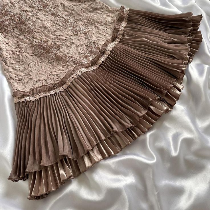 Pretty A Line Spaghetti Straps Brown Satin Lace Short Prom Dress,Homecoming Dress,Birthday Dress GG3069