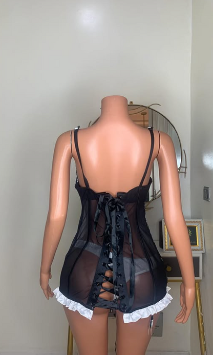 Chic A Line Spaghetti Straps Satin Lace Short Prom Dress,Homecoming Dress,Birthday Dress GG3464