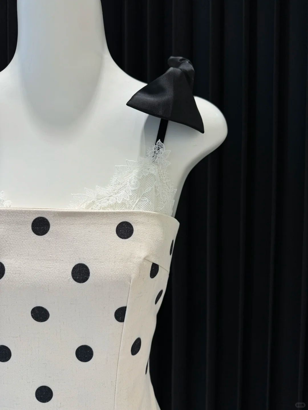 Unique Mermaid Spaghetti Straps Satin Polka Dots Lace Short Homecoming Dress,Vacation Dress,Summer 19th Birthday Dress GG4680