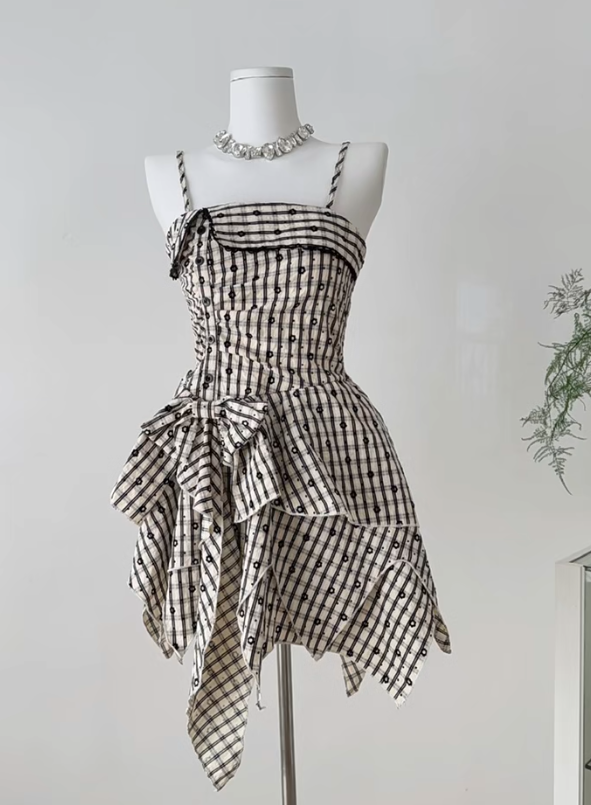 Chic A Line Spaghetti Straps Satin Short Homecoming Dress,Vacation Dress,Summer 19th Birthday Dress GG4715