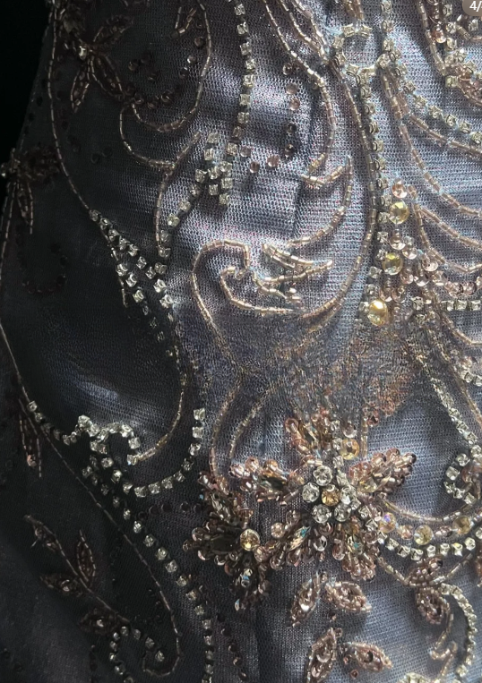 Gorgeous Mermaid Spaghetti Straps Satin Beaded Without Sleeves Long Prom Dress,Evening Dress GG5615