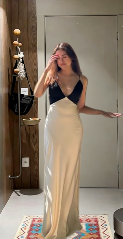 Sexy Mermaid Spaghetti Straps Satin Long Prom Dress,Evening Dress GG5744