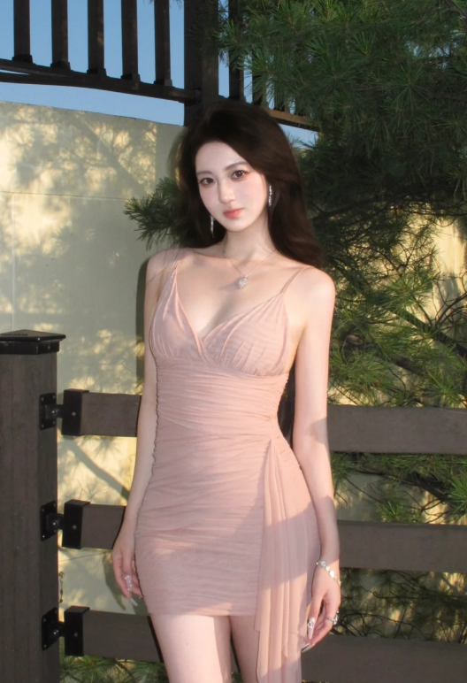 Charming Mermaid Spaghetti Straps Chiffon Short Homecoming Dress,20th Birthday Dress GG5793