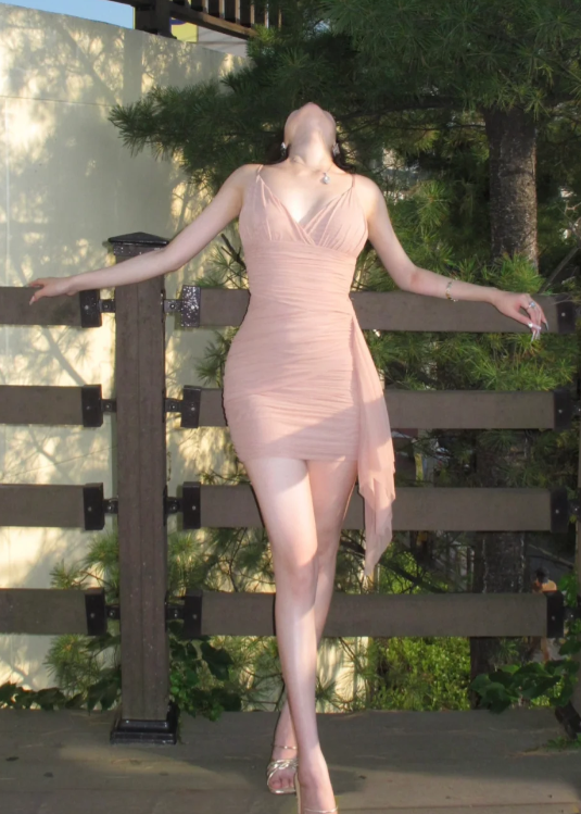 Charming Mermaid Spaghetti Straps Chiffon Short Homecoming Dress,20th Birthday Dress GG5793