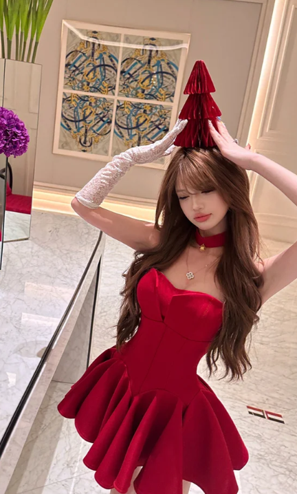 Princess A Line Spaghetti Straps Satin Short Homecoming Dress,20th Birthday Dress GG5794