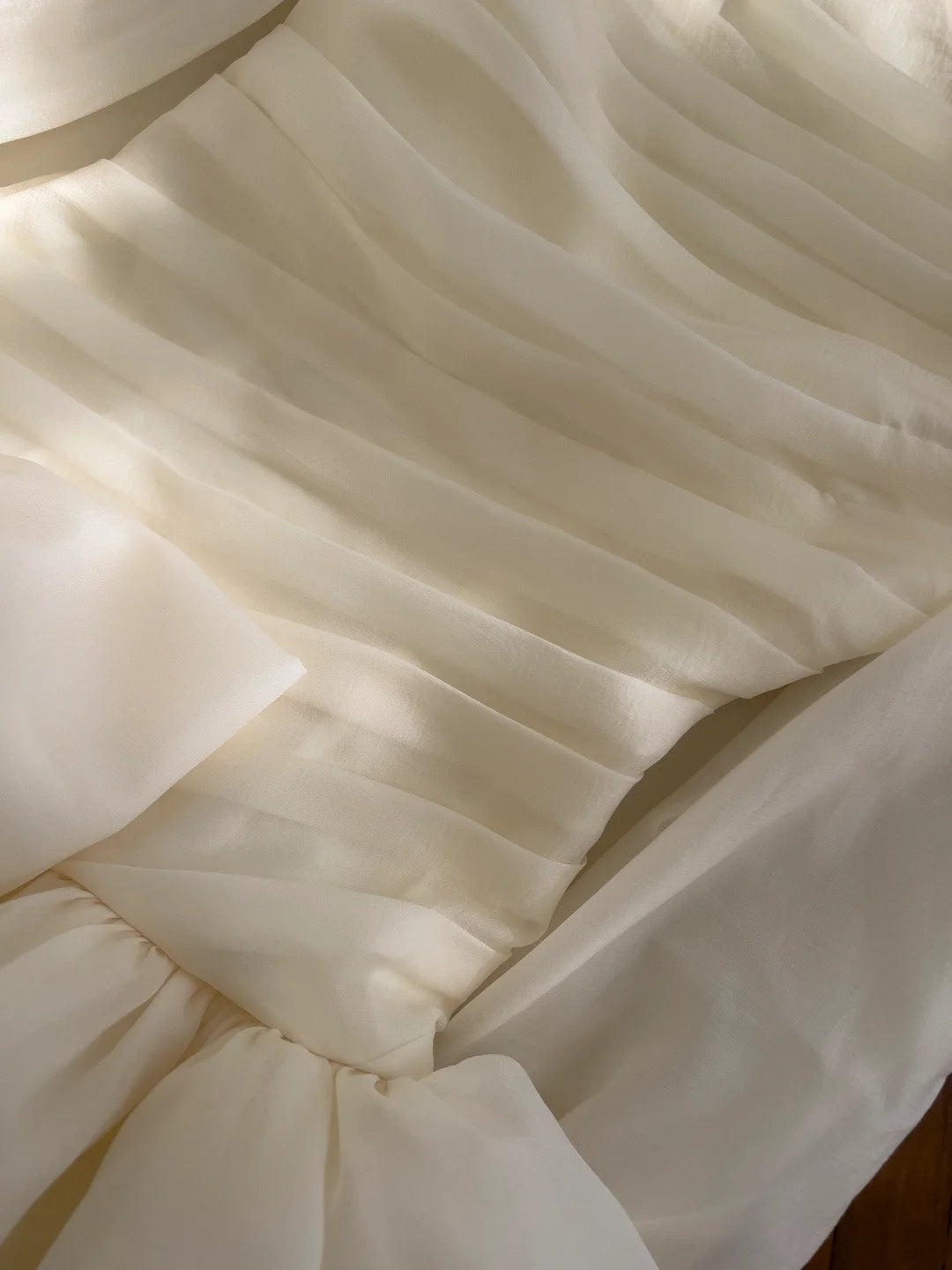 Elegant Asymmetrical Neck Ivory Homecoming Dress Pleated Bow Birthday Dress Long Sleeve A-Line Mini Dress GG5839