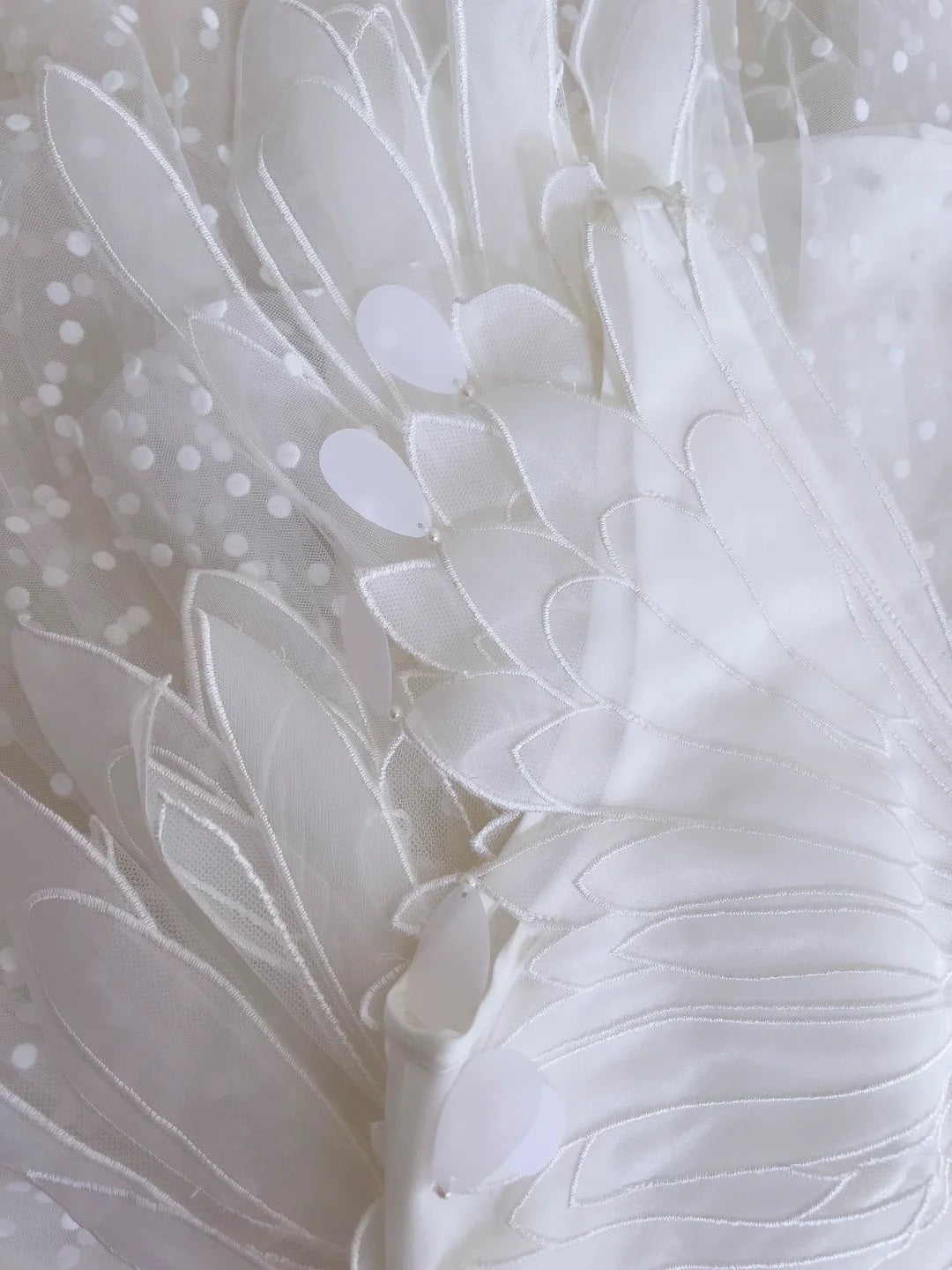 Charming White Homecoming Dress Polka Dots Tulle Birthday Dress GG5917