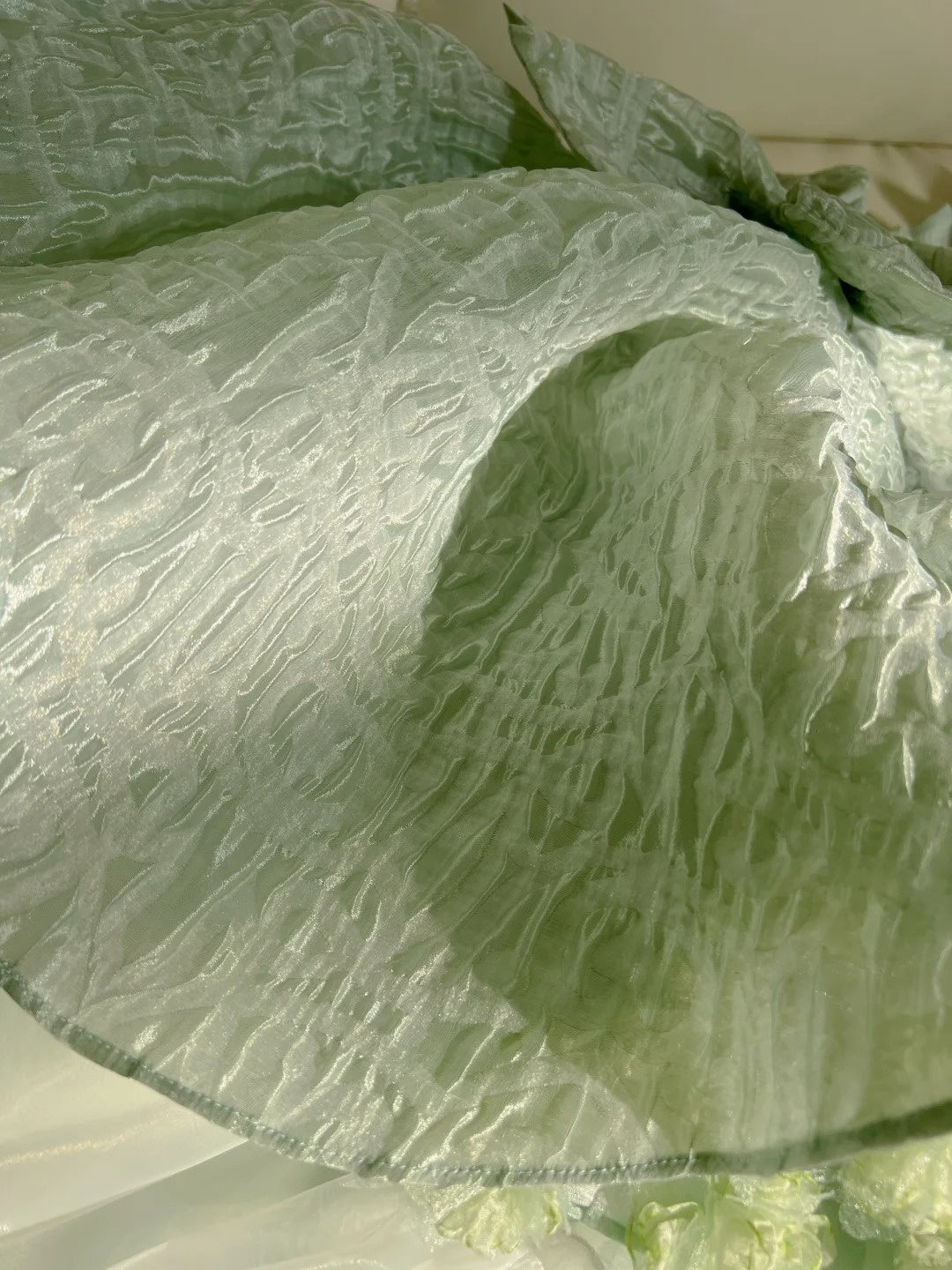 Romantic Green Homecoming Dress Ruffles Appliques A-Line Birthday Dress GG5936