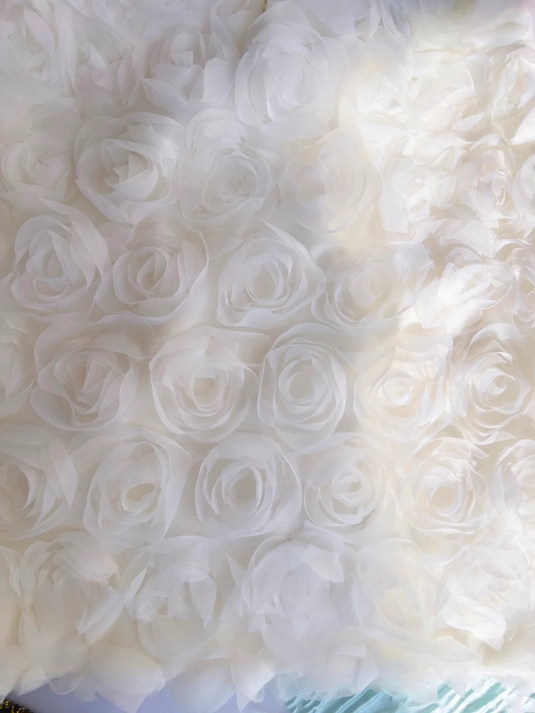 Trendy White Homecoming Dress 3D Floral Sheath Birthday Dress GG5964