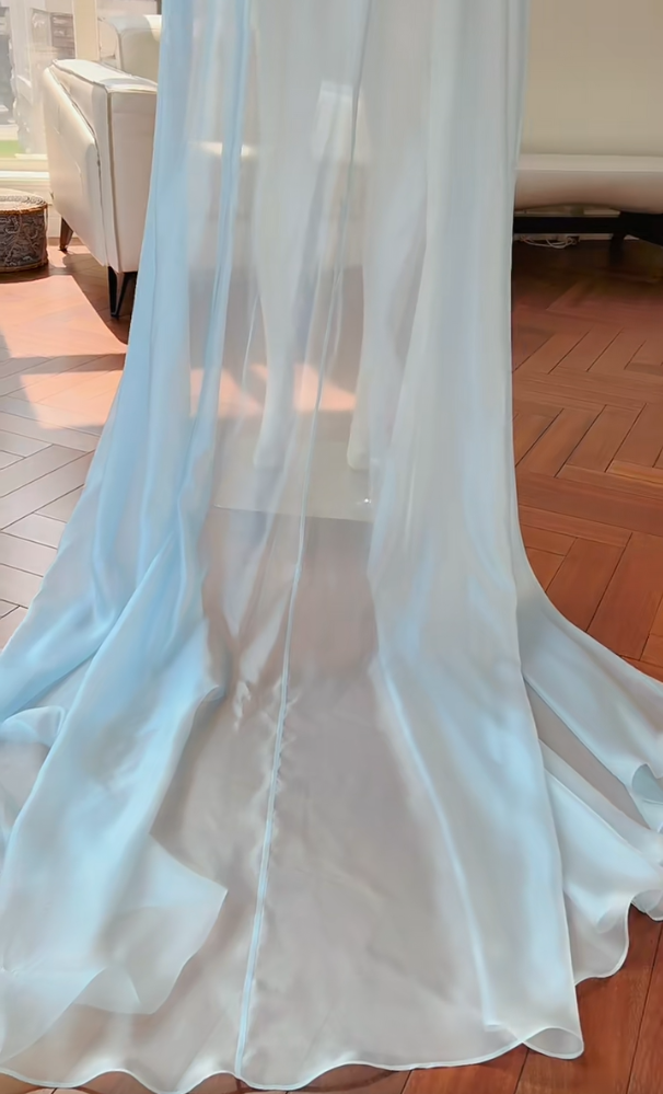 Glittering Spaghetti Straps Blue Homecoming Dress With Shawl Sequins A-Line Birthday Dress GG5982