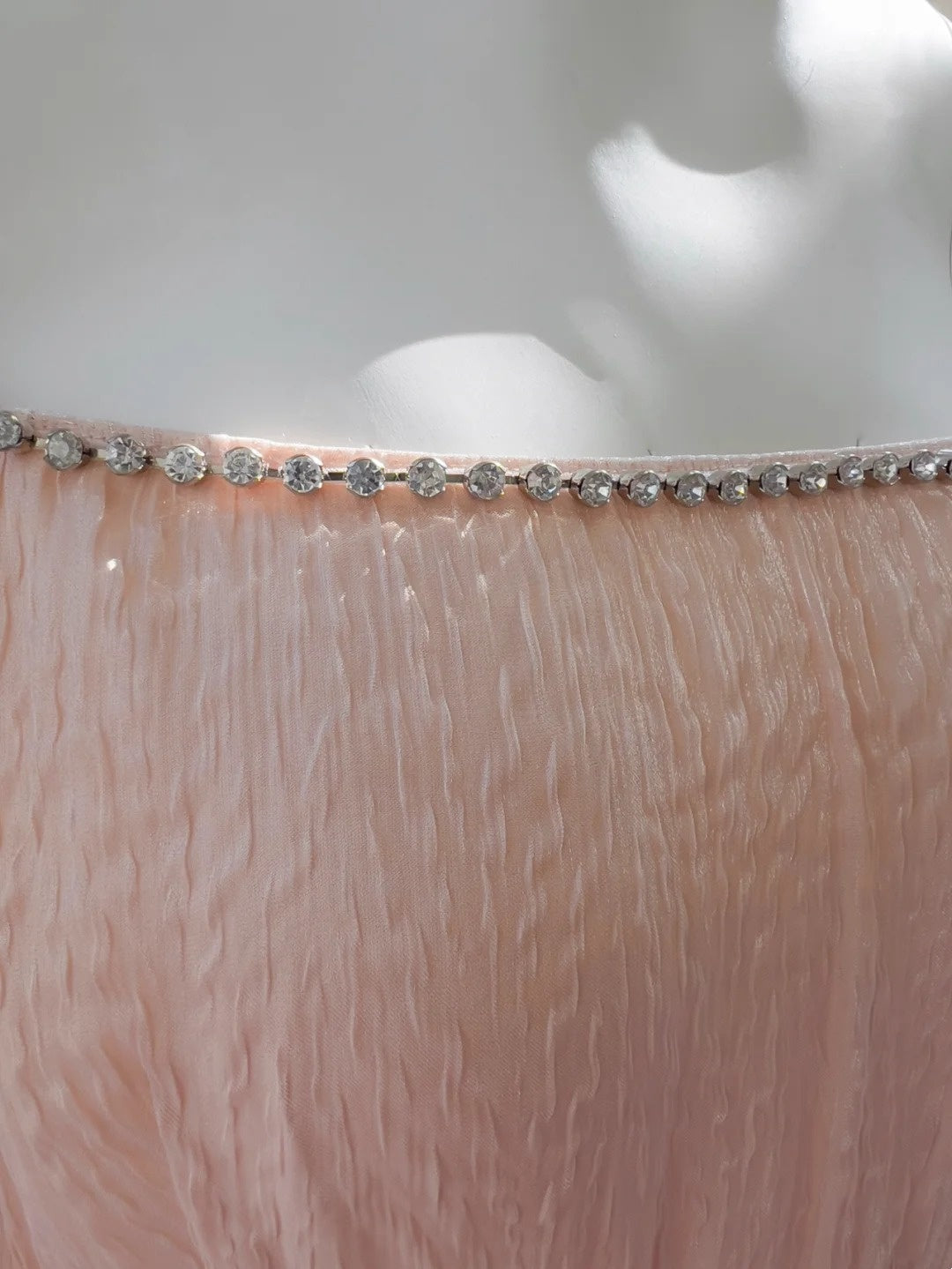 Unique Short Sleeve Blush Homecoming Dress Beaded A-Line Birthday Dress GG6035