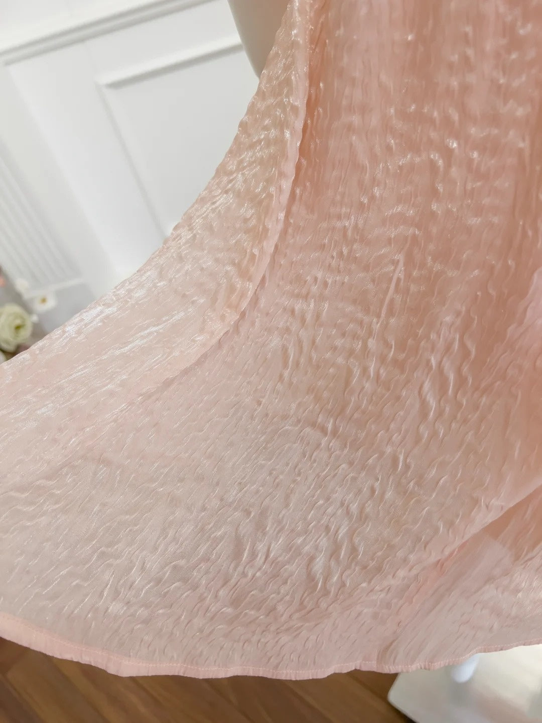 Unique Short Sleeve Blush Homecoming Dress Beaded A-Line Birthday Dress GG6035