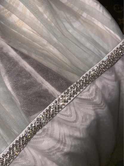 Graceful Halter Neck Wedding Dress, Beaded Mermaid Bridal Dress GG6069