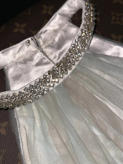 Graceful Halter Neck Wedding Dress, Beaded Mermaid Bridal Dress GG6069