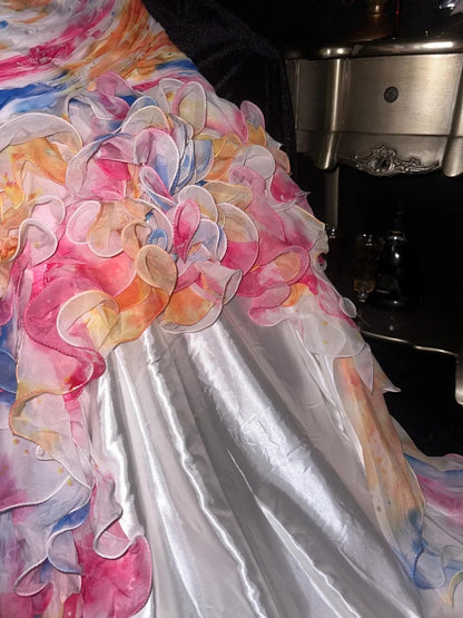 Enchanting Sweetheart Neck Homecoming Dress Beading Ruffles A-Line Birthday Dress GG6110