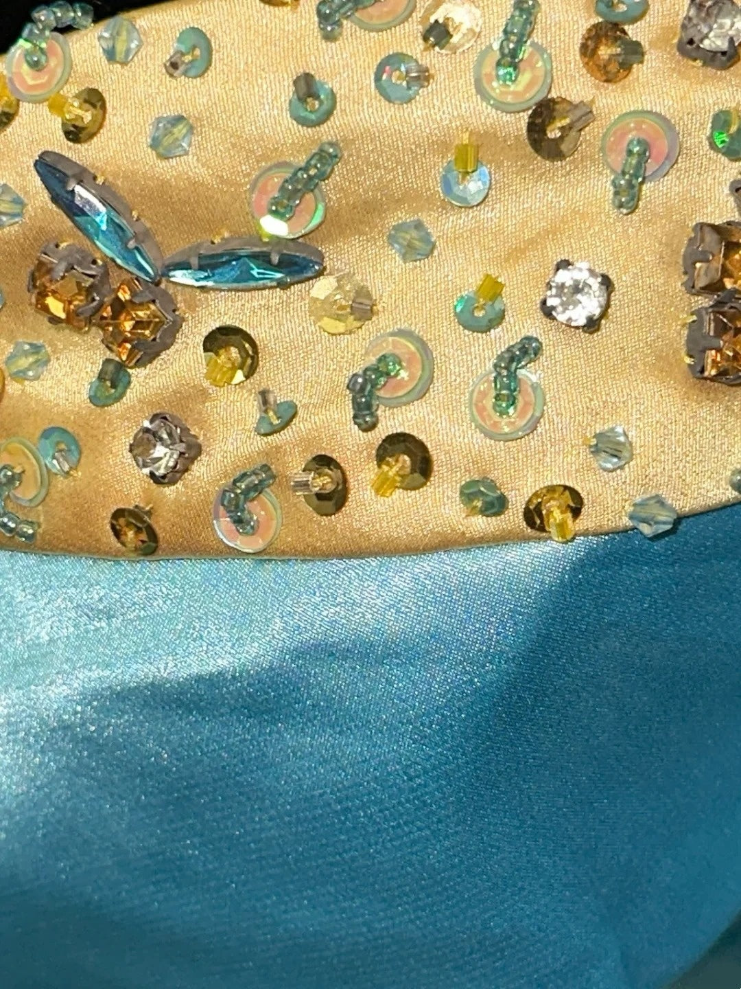 Elegant Sweetheart Blue Prom Dress Sequins Mermaid Evening Dress GG6123