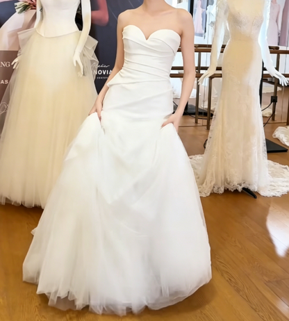Charming Sweetheart Neck Wedding Dress Tulle Mermaid Bridal Dress GG6401