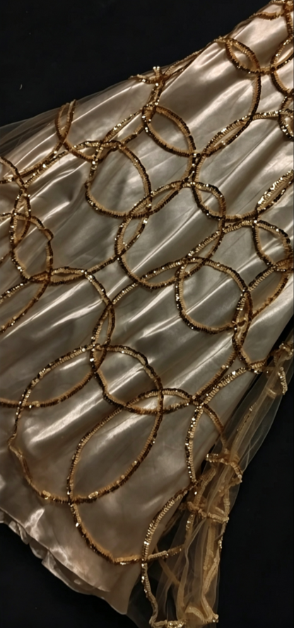 Sparkling Halter Neck Beading Prom Dress Sequins A-Line Formal Dress GG6826