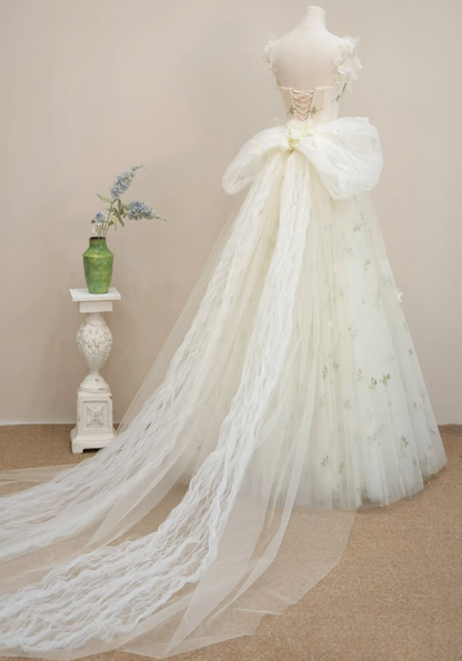 Attractive Off-Shoulder Pastel Green Prom Dress Sequins Appliques A-Line Formal Dress GG7206