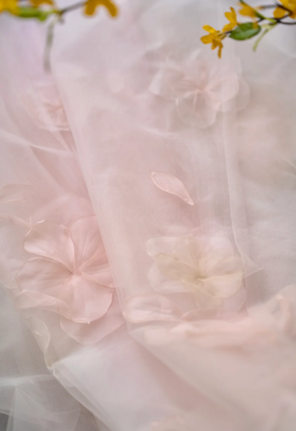 Sleek Spaghetti Straps Pastel Pink Prom Dress Appliques Tulle A-Line Formal Dress GG7254