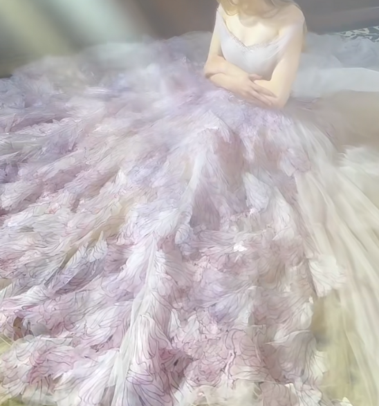 Ethereal Off-Shoulder Purple Prom Dress Appliques Sequins A-Line Evening Dress GG7301