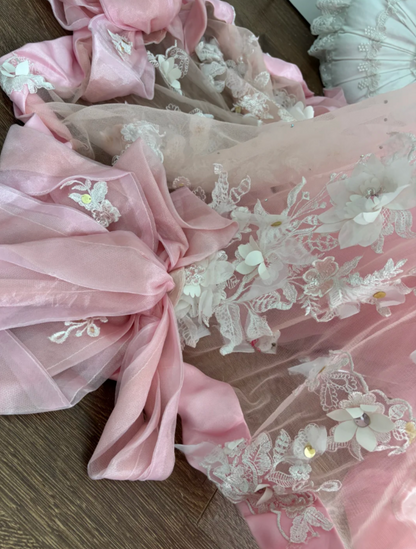 Charming One Shoulder Pink Prom Dress Sequins Appliques Mermaid Evening Dress GG7377