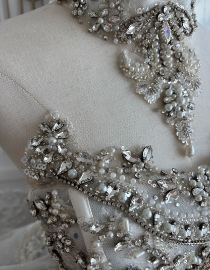 Glittering Strapless Beaded Homecoming Dress Silver Rhinestones A-Line Birthday Dress GG7380