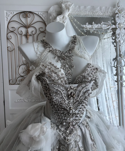 Fascinating Off-Shoulder Homecoming Dress Sequins Beaded A-Line Birthday Dress GG7397