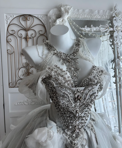 Fascinating Off-Shoulder Homecoming Dress Sequins Beaded A-Line Birthday Dress GG7397