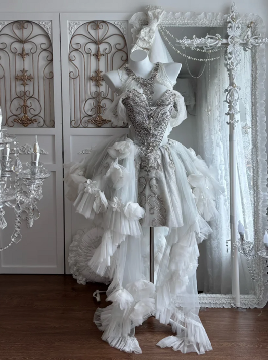Fascinating Off-Shoulder Homecoming Dress Sequins Beaded A-Line Birthday Dress GG7397