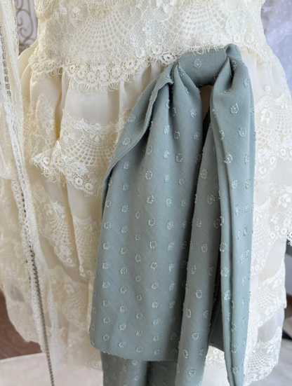 Classical Strapless Ivory Homecoming Dress Floral Tiered Lace A-Line Birthday Dress GG7558