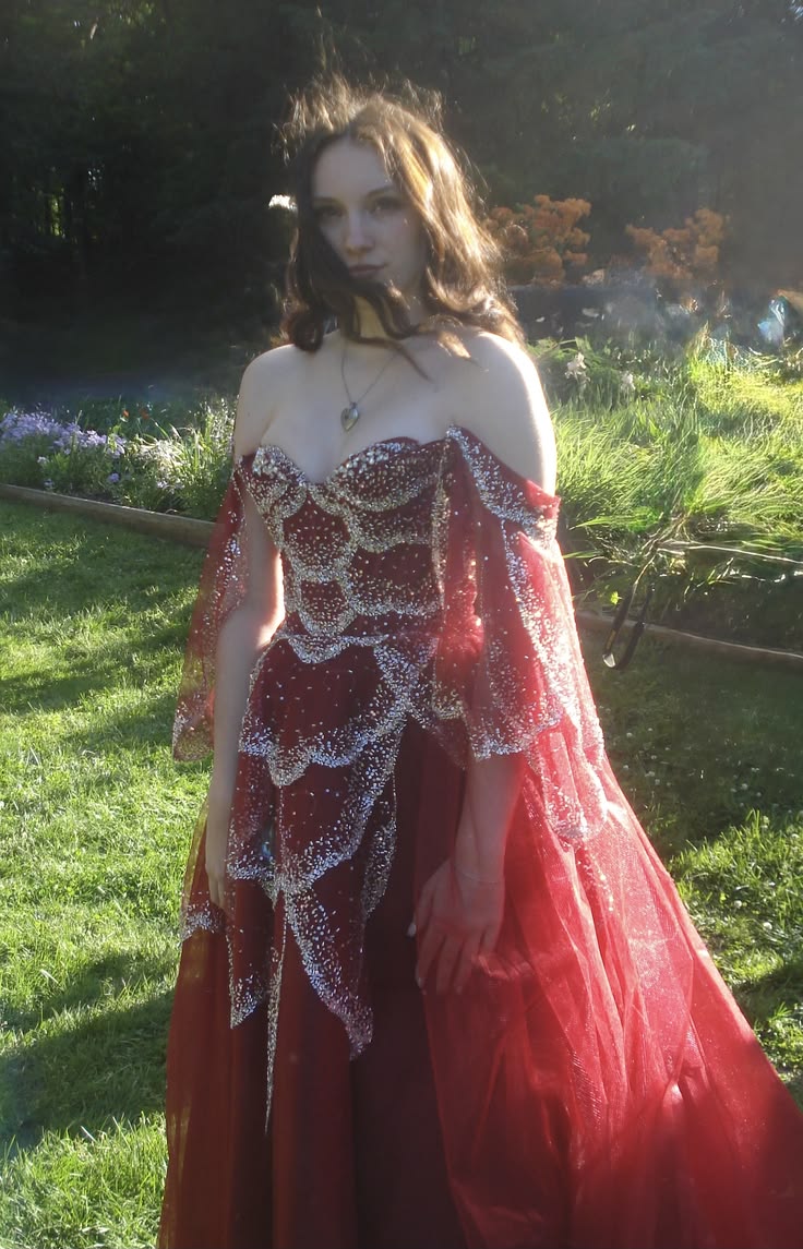 Glittering Off The Shoulder Prom Dress Sequins Tulle A-Line Evening Dress GG7879