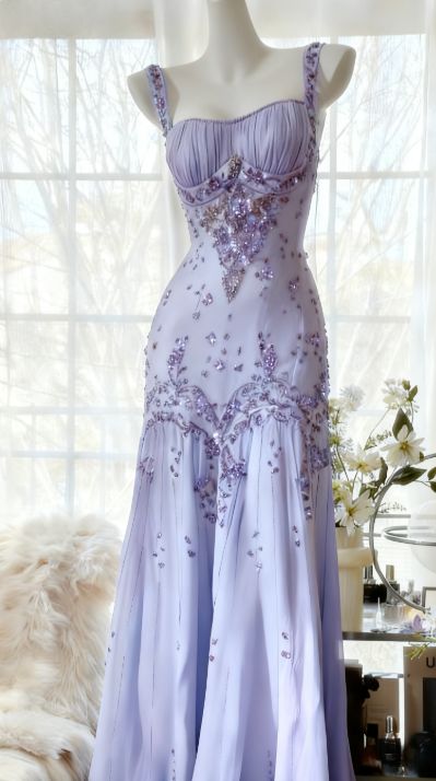 Ornate Spaghetti Straps Prom Dress Blue Beaded Sequins Mermaid Evening Dress GG7911
